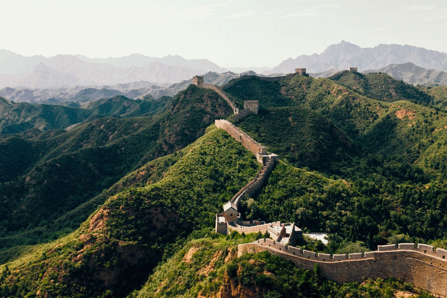 Великая китайская стена - участок Цзюйюнгуань